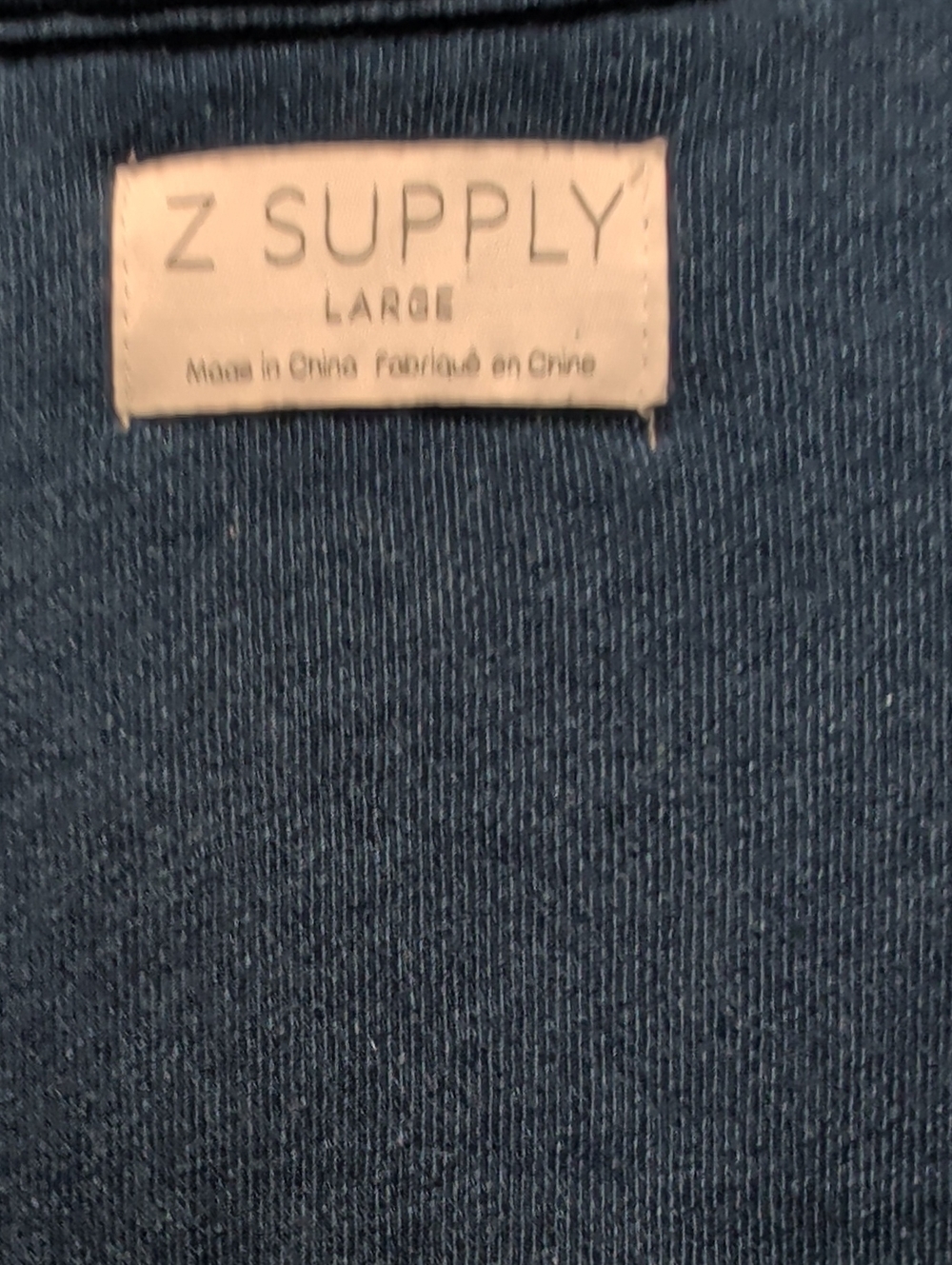 Z Supply Crop Denim Knit Jacket - Picture 2 of 3